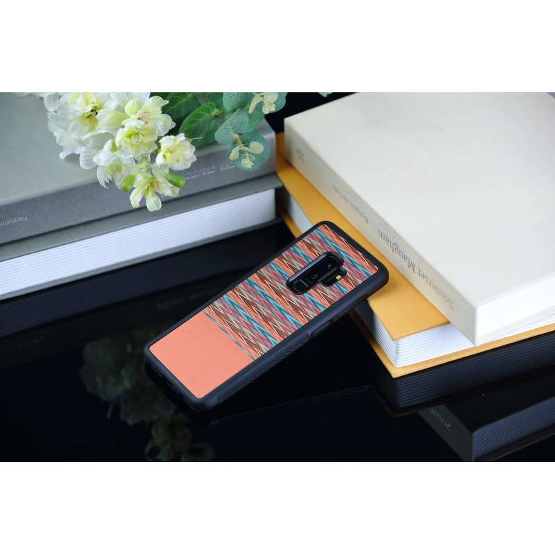 MAN&WOOD SmartPhone case Galaxy S9 Plus browny check black