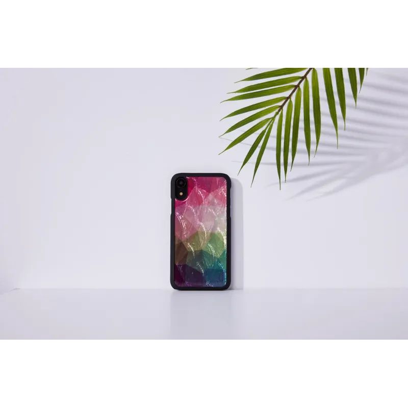 iKins SmartPhone case iPhone XR water flower black