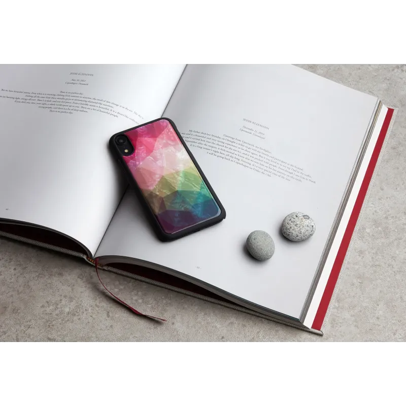 iKins SmartPhone case iPhone XR water flower black