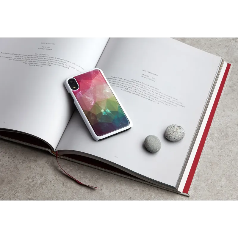 iKins SmartPhone case iPhone XR water flower white