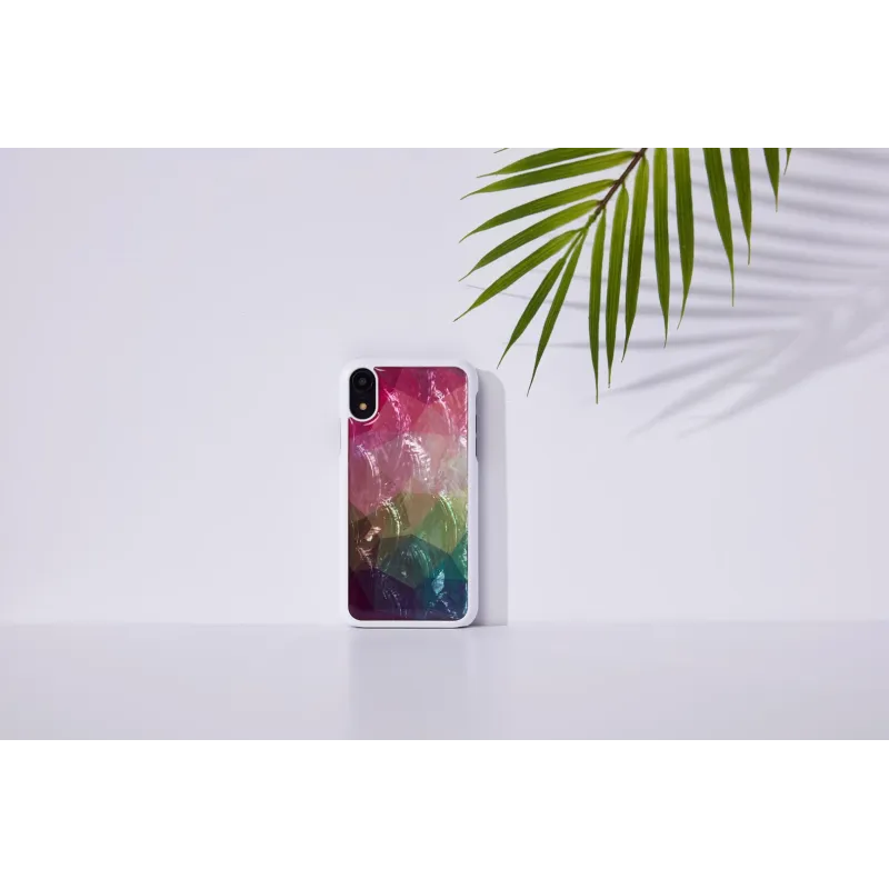 iKins SmartPhone case iPhone XR water flower white