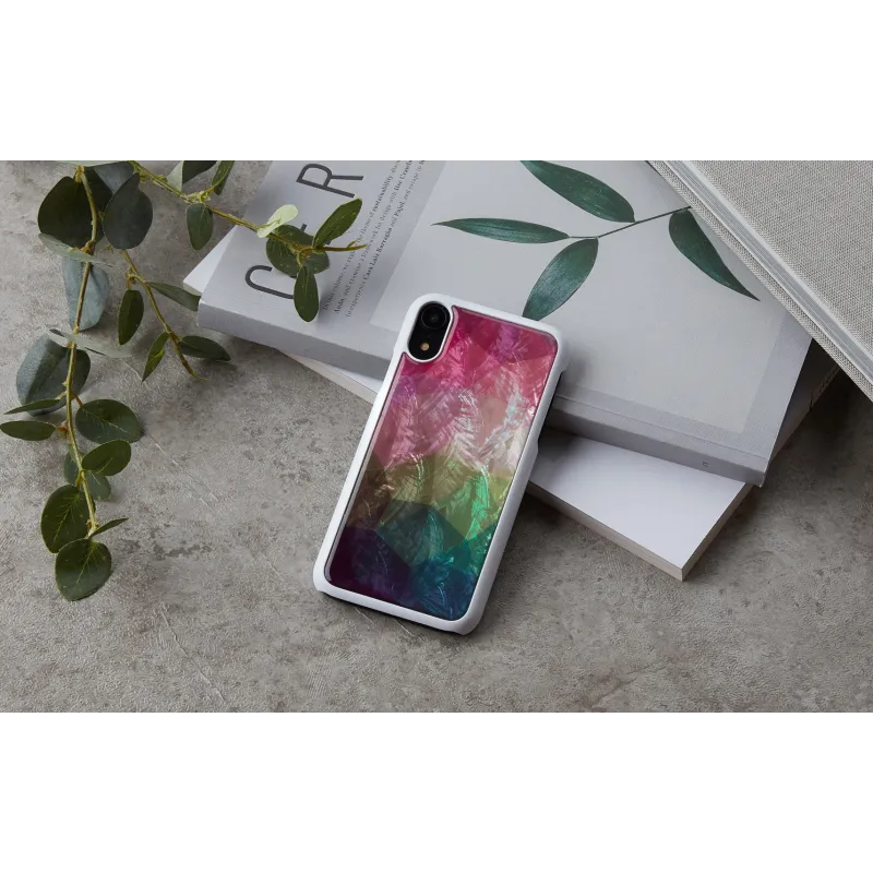 iKins SmartPhone case iPhone XR water flower white