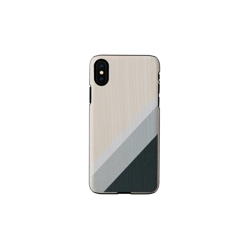MAN&WOOD SmartPhone case iPhone X-XS gray suit black