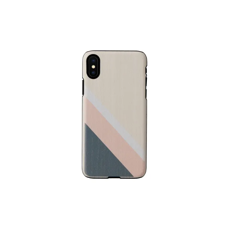 MAN&WOOD SmartPhone case iPhone X-XS pink suit black