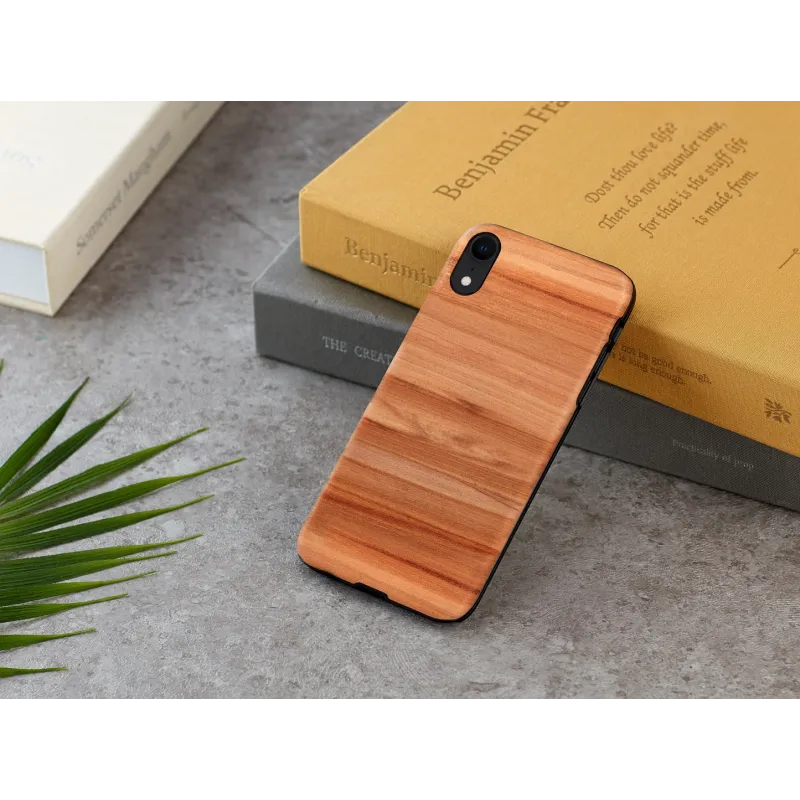 MAN&WOOD SmartPhone case iPhone XR cappuccino black