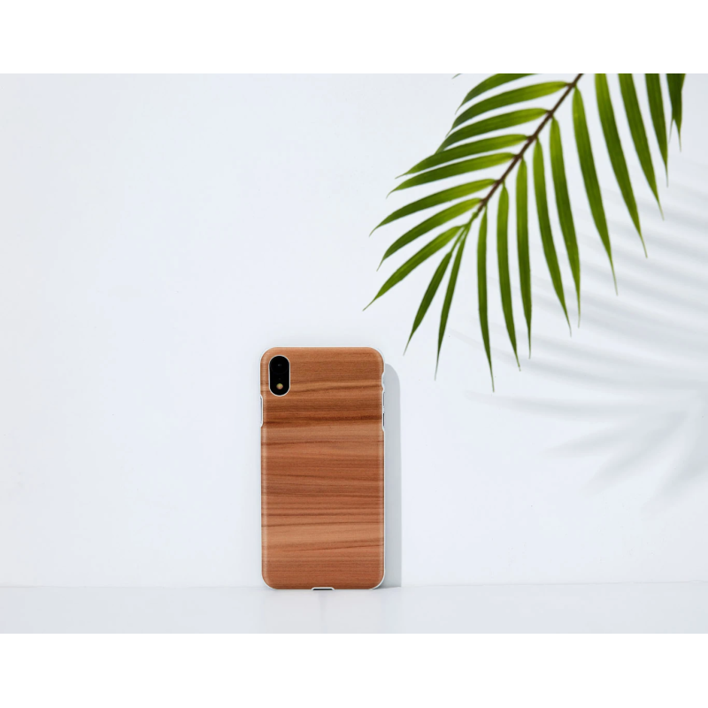 MAN&WOOD SmartPhone case iPhone XR cappuccino white