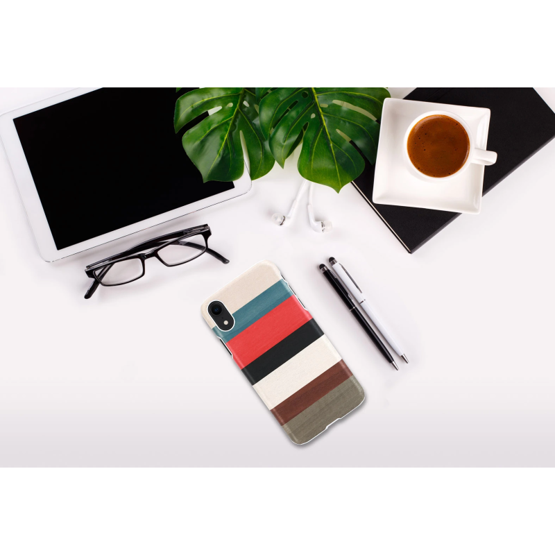 MAN&WOOD SmartPhone case iPhone XR corallina white