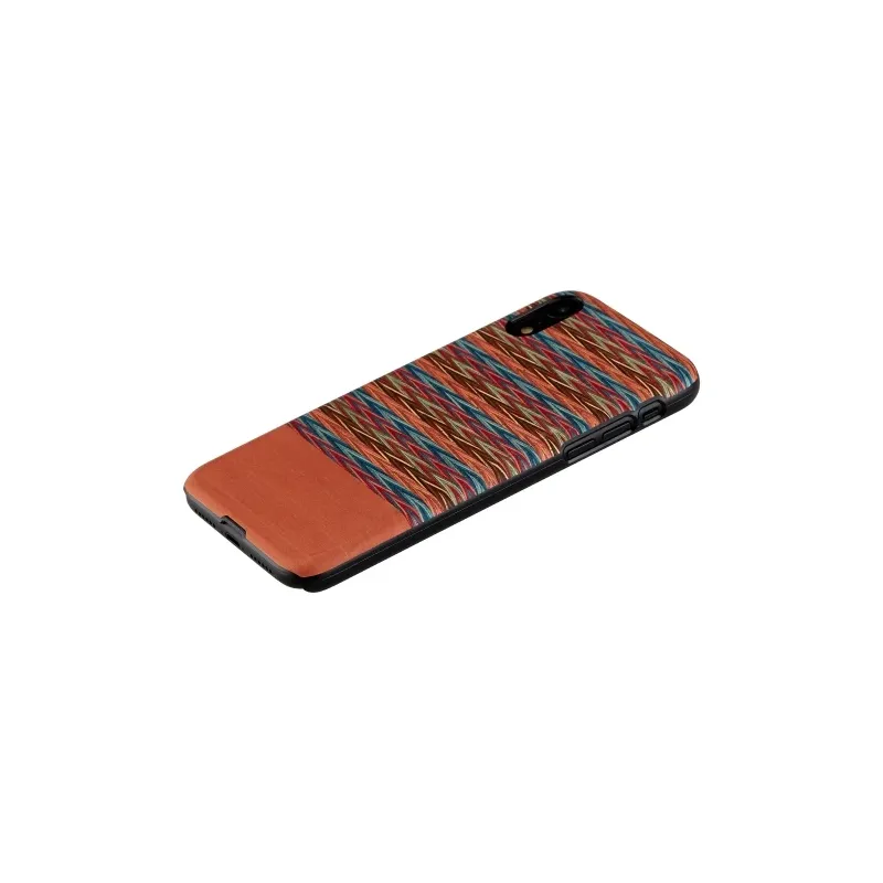 MAN&WOOD SmartPhone case iPhone XR browny check black