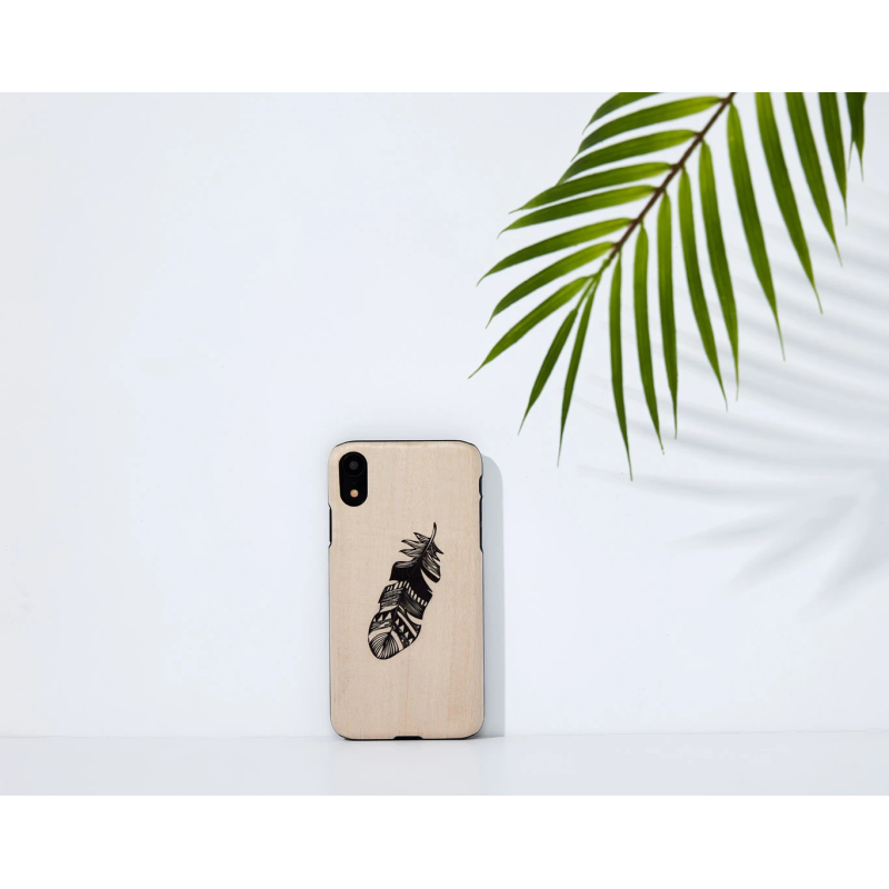 MAN&WOOD SmartPhone case iPhone XR indian black