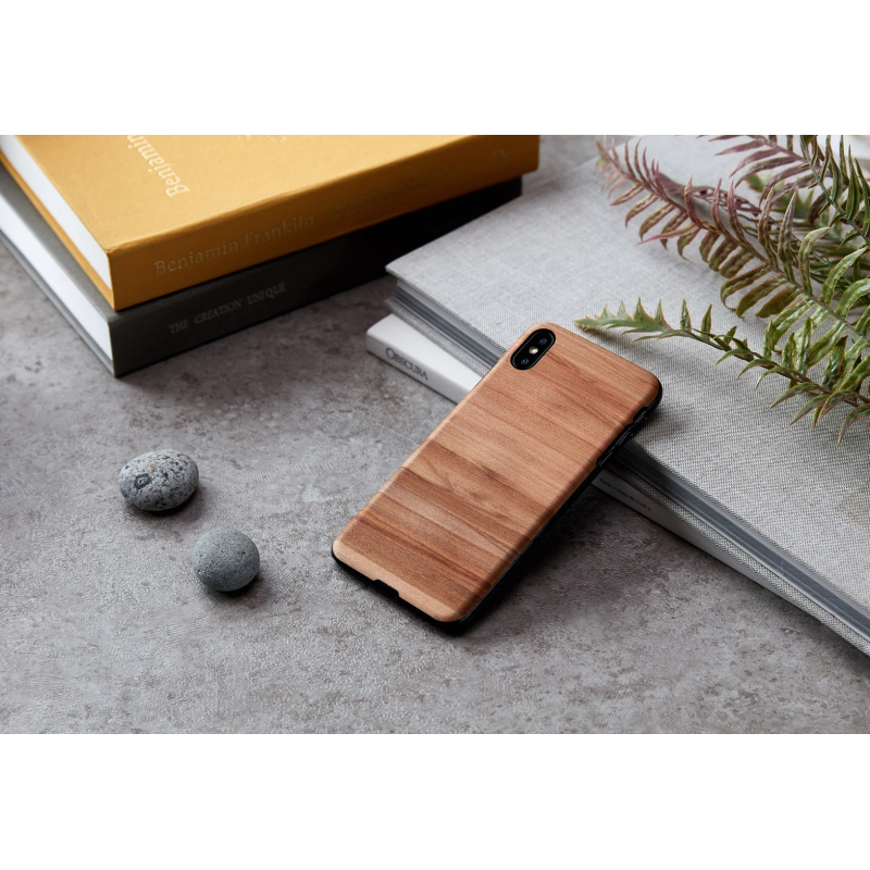 MAN&WOOD SmartPhone case iPhone XS Max cappuccino black