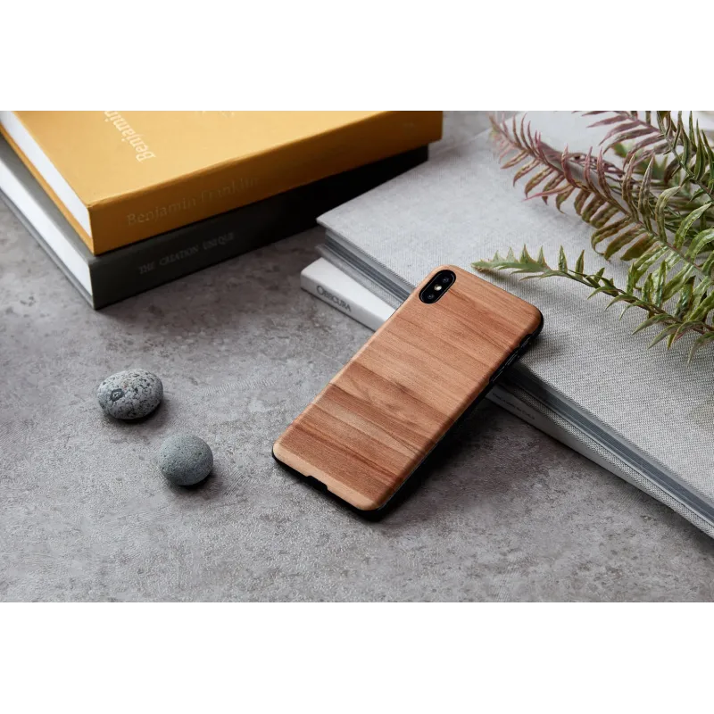 MAN&WOOD SmartPhone case iPhone XS Max cappuccino black