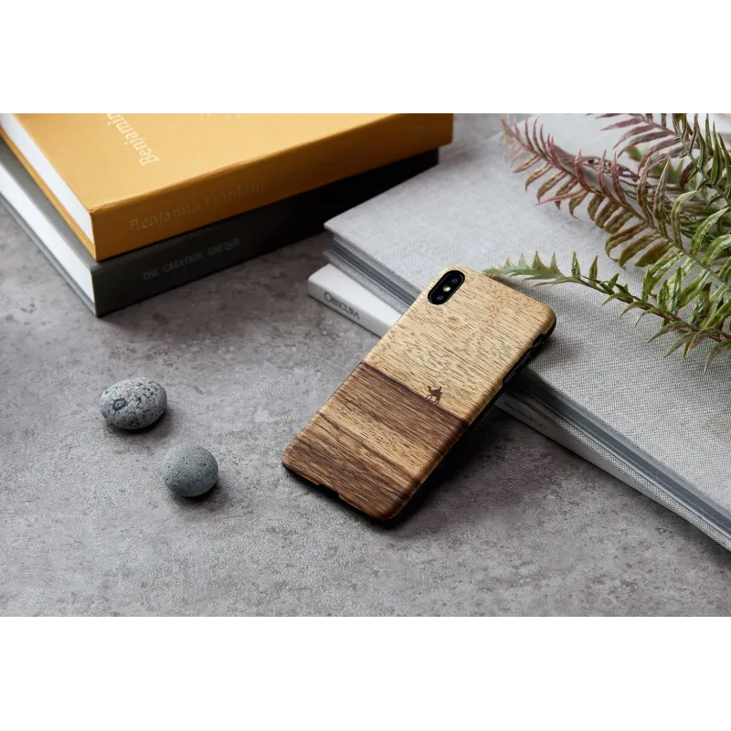 MAN&WOOD SmartPhone case iPhone XS Max terra black