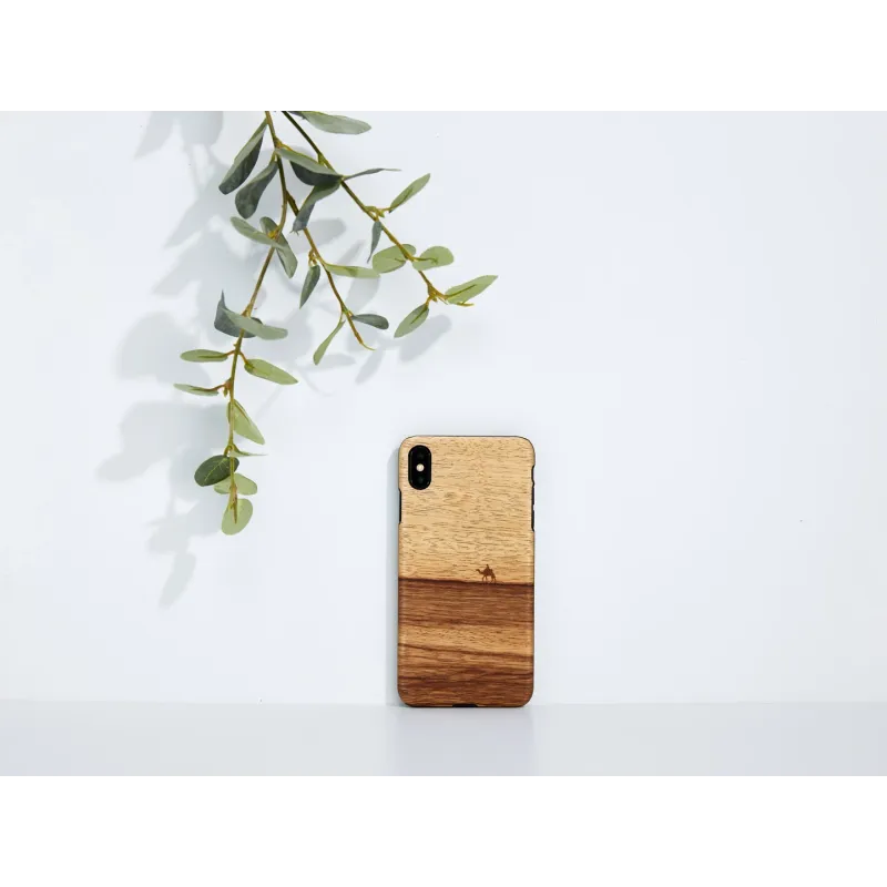 MAN&WOOD SmartPhone case iPhone XS Max terra black