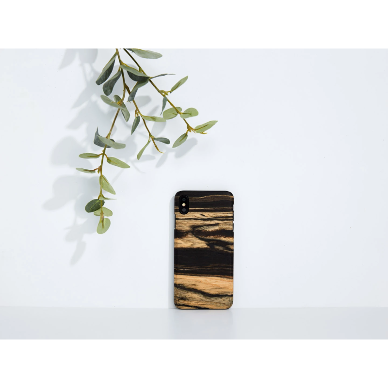 MAN&WOOD SmartPhone case iPhone XS Max white ebony black