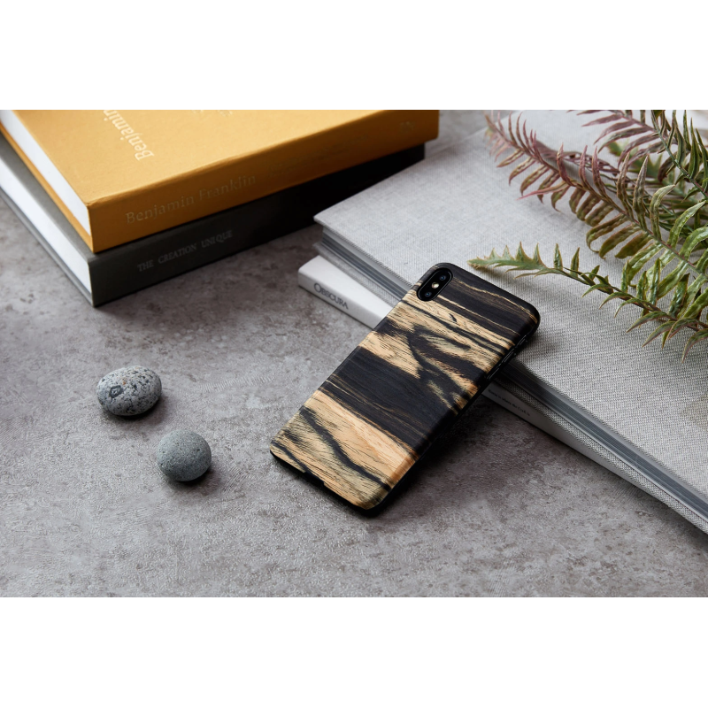 MAN&WOOD SmartPhone case iPhone XS Max white ebony black