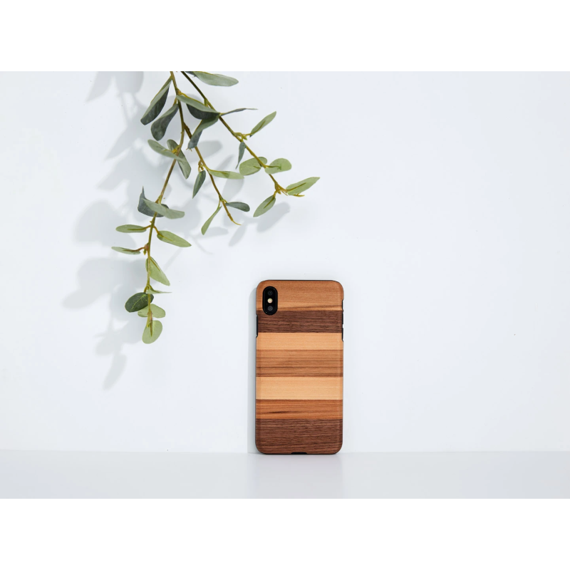 MAN&WOOD SmartPhone case iPhone XS Max sabbia black