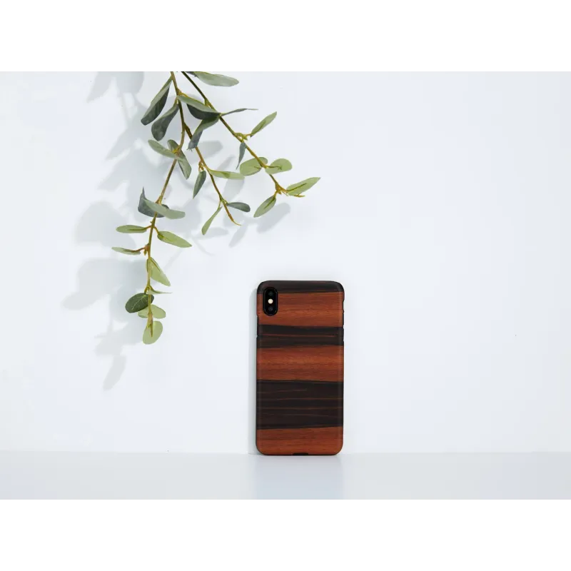 MAN&WOOD SmartPhone case iPhone XS Max ebony black