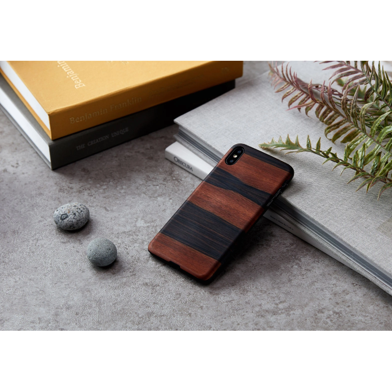 MAN&WOOD SmartPhone case iPhone XS Max ebony black