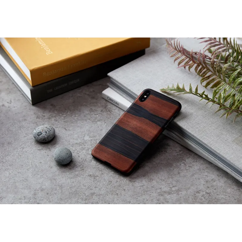 MAN&WOOD SmartPhone case iPhone XS Max ebony black