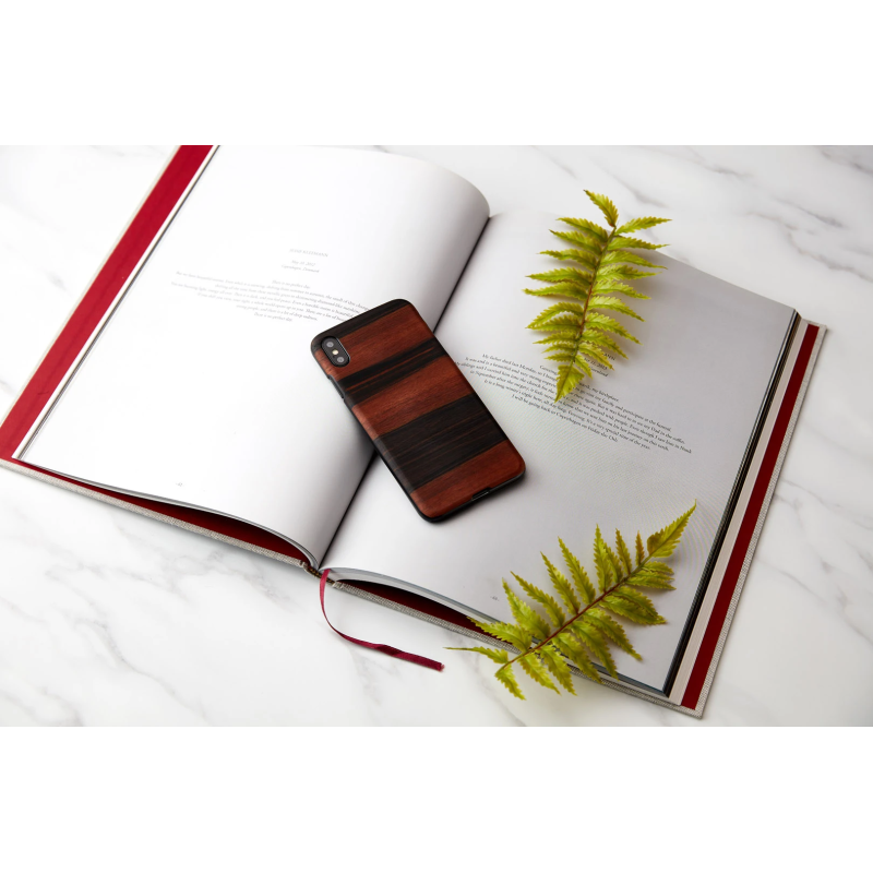 MAN&WOOD SmartPhone case iPhone XS Max ebony black