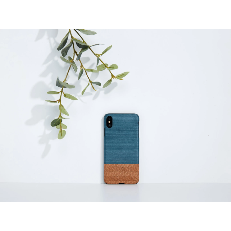 MAN&WOOD SmartPhone case iPhone XS Max denim black