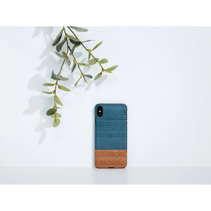 MAN&WOOD SmartPhone case iPhone XS Max denim black
