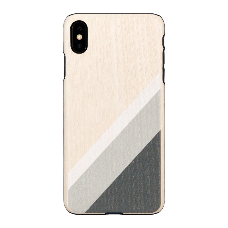 MAN&WOOD SmartPhone case iPhone XS Max gray suit black