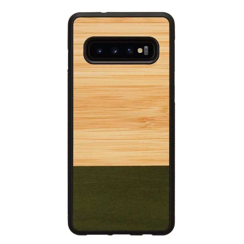 MAN&WOOD SmartPhone case Galaxy S10 bamboo forest black