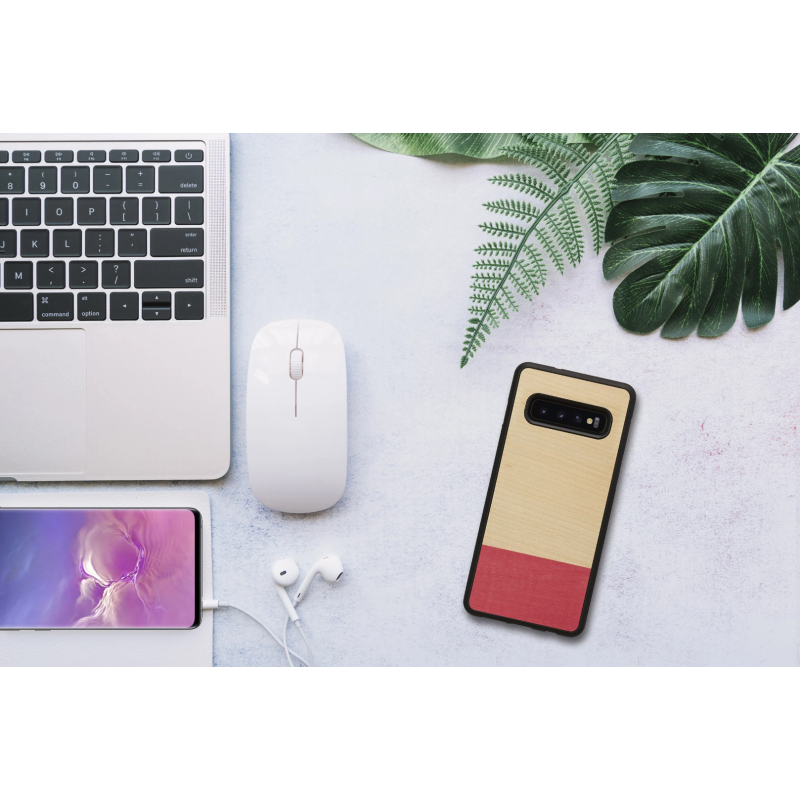 MAN&WOOD SmartPhone case Galaxy S10 miss match black