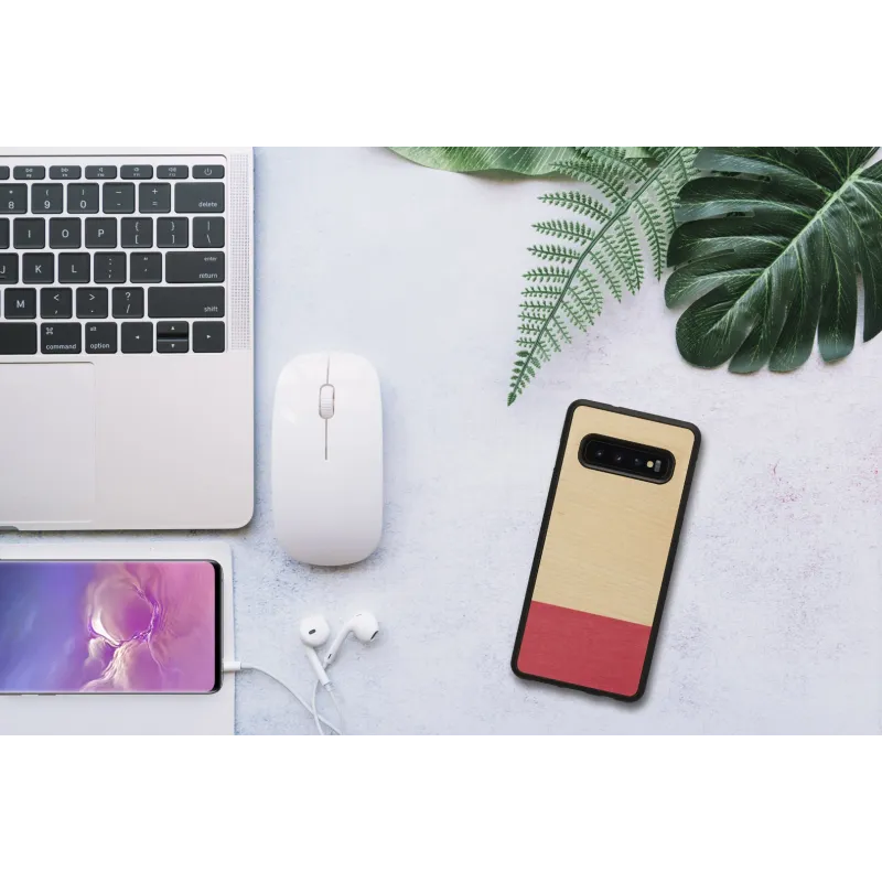 MAN&WOOD SmartPhone case Galaxy S10 miss match black