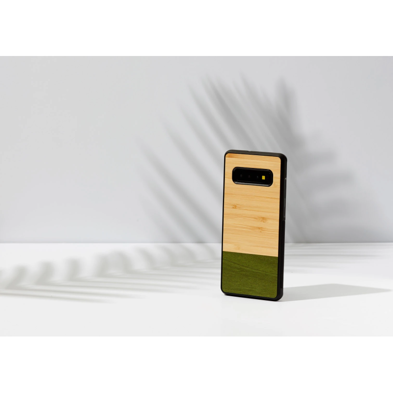 MAN&WOOD SmartPhone case Galaxy S10 Plus bamboo forest black