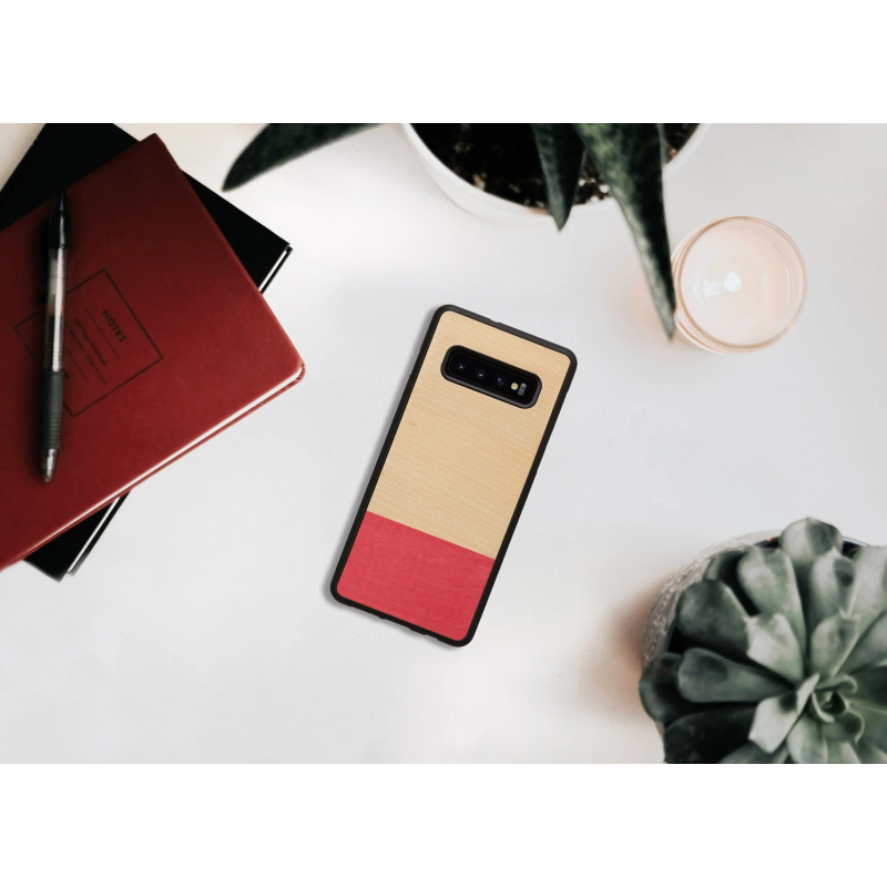 MAN&WOOD SmartPhone case Galaxy S10 Plus miss match black