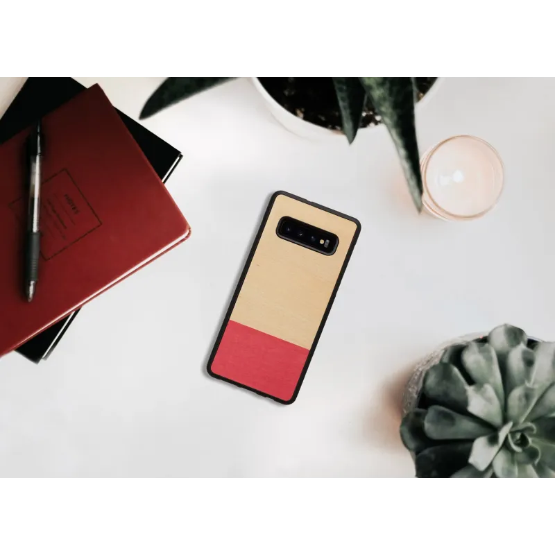 MAN&WOOD SmartPhone case Galaxy S10 Plus miss match black