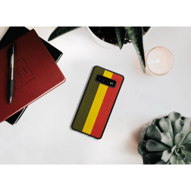 MAN&WOOD SmartPhone case Galaxy S10 Plus reggae black