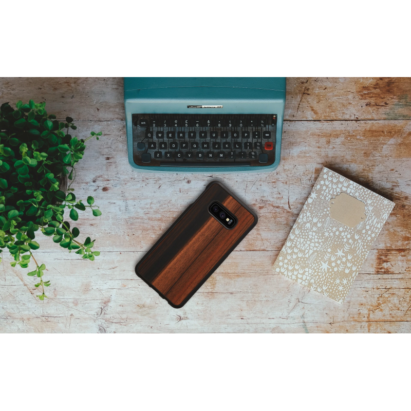 MAN&WOOD SmartPhone case Galaxy S10e ebony black