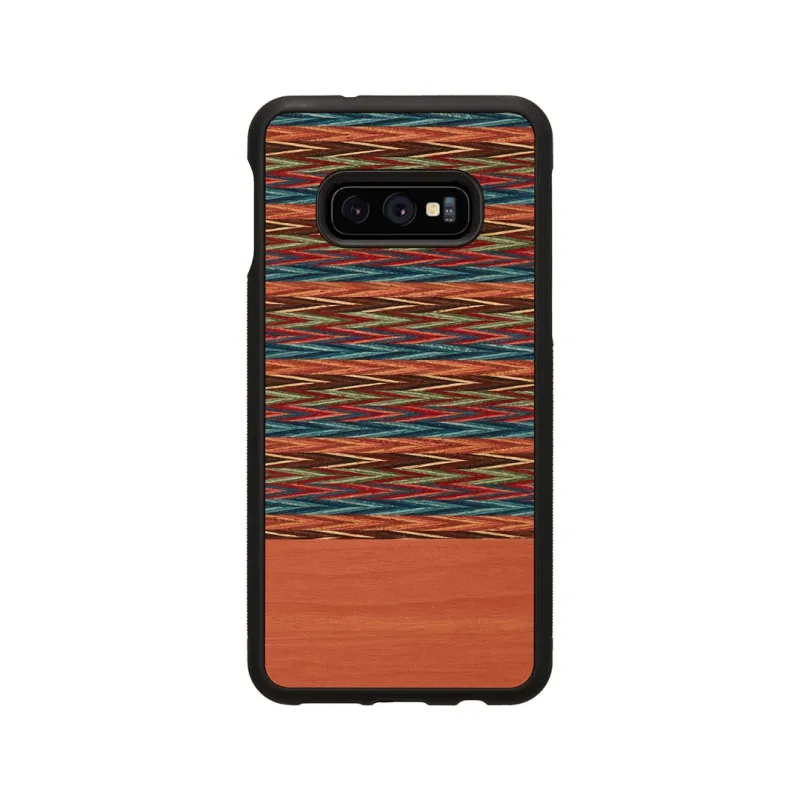 MAN&WOOD SmartPhone case Galaxy S10e browny check black
