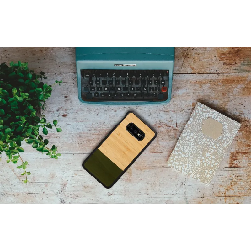 MAN&WOOD SmartPhone case Galaxy S10e bamboo forest black