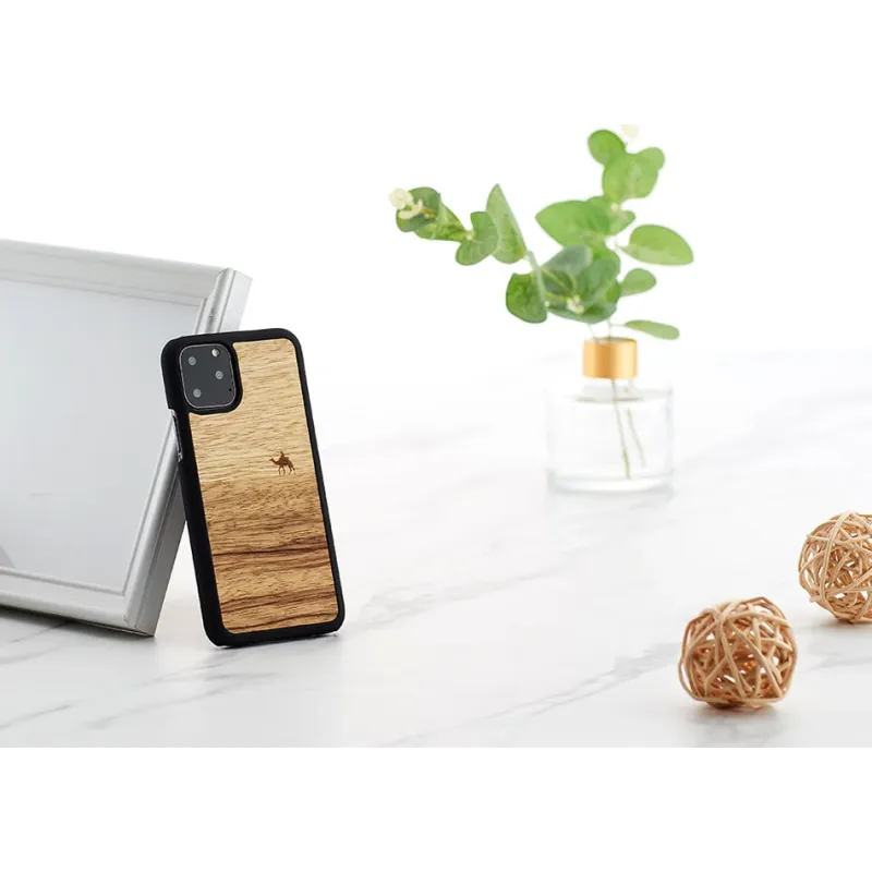 MAN&WOOD SmartPhone case iPhone 11 Pro terra black