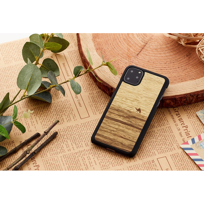 MAN&WOOD SmartPhone case iPhone 11 Pro terra black