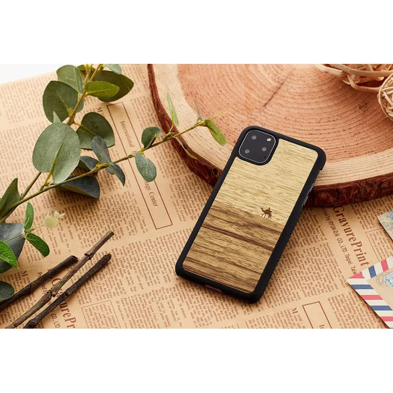 MAN&WOOD SmartPhone case iPhone 11 Pro terra black
