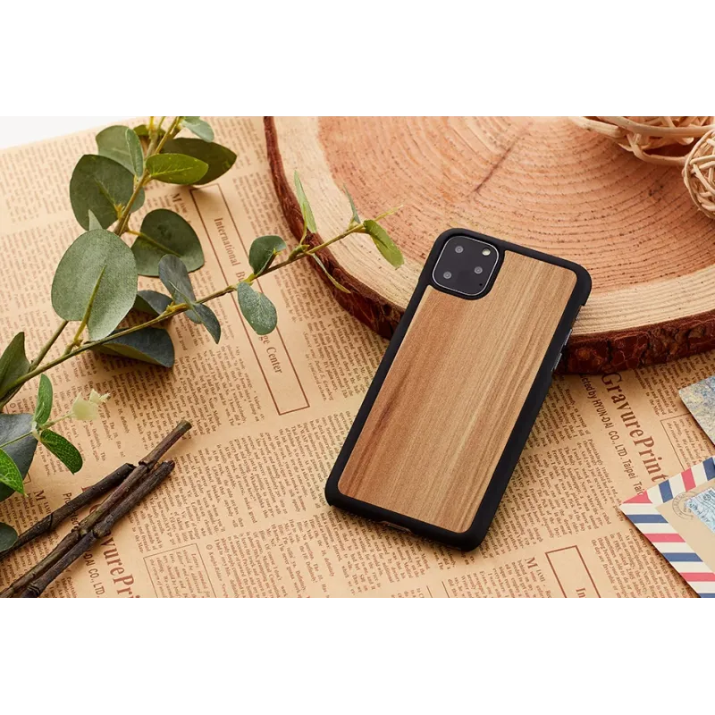 MAN&WOOD SmartPhone case iPhone 11 Pro cappuccino black