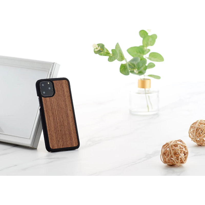 MAN&WOOD SmartPhone case iPhone 11 Pro black walnut black