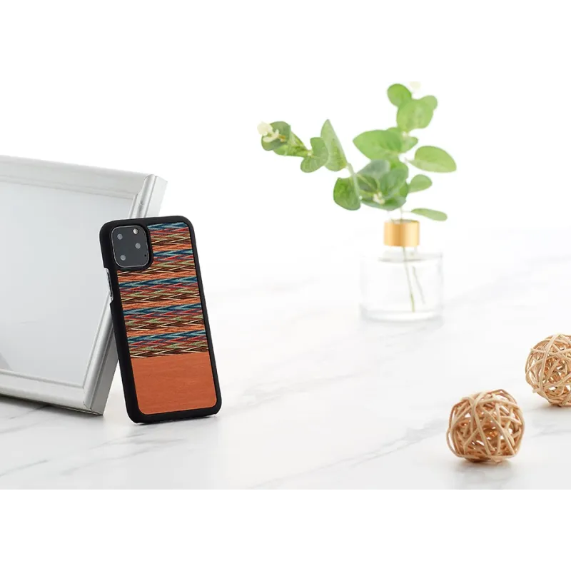 MAN&WOOD SmartPhone case iPhone 11 Pro browny check black