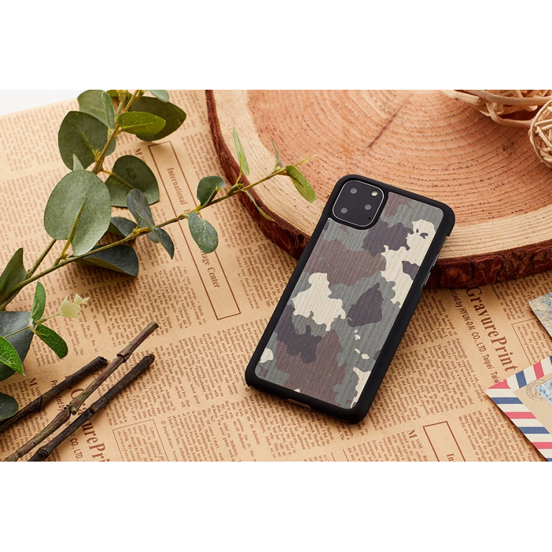 MAN&WOOD SmartPhone case iPhone 11 Pro camouflage black