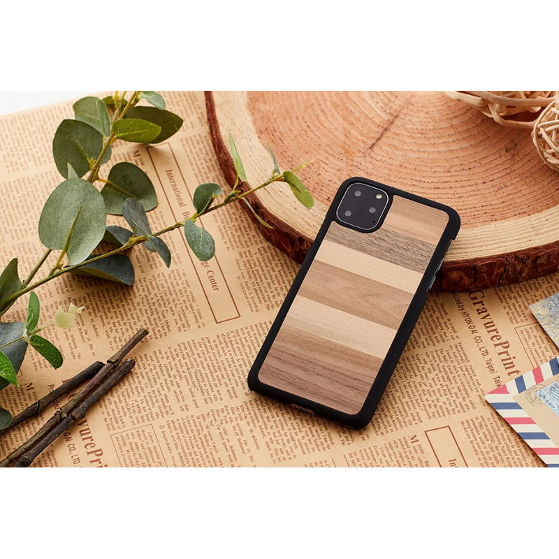 MAN&WOOD SmartPhone case iPhone 11 Pro sabbia black