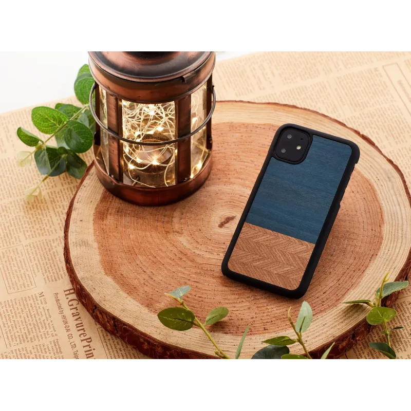 MAN&WOOD SmartPhone case iPhone 11 denim black