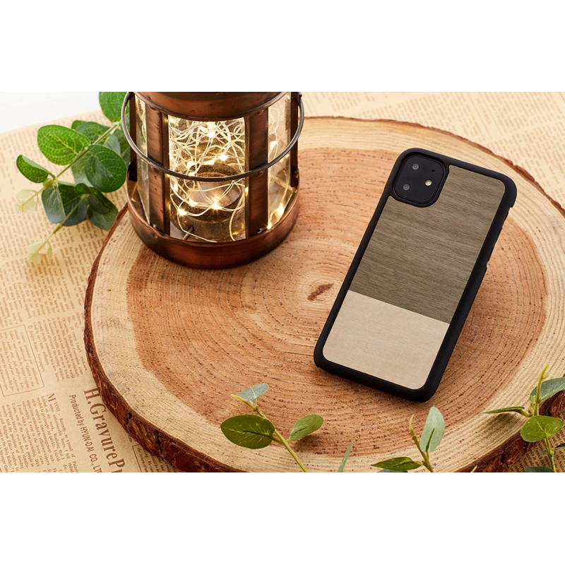 MAN&WOOD SmartPhone case iPhone 11 einstein black