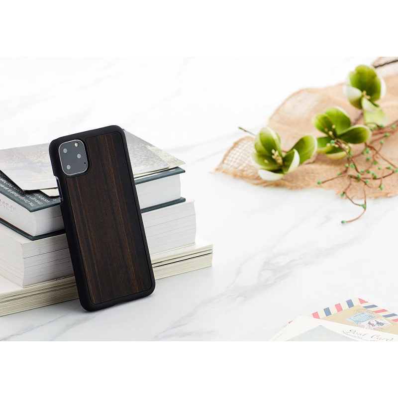 MAN&WOOD SmartPhone case iPhone 11 Pro Max ebony black