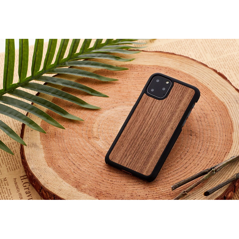 MAN&WOOD SmartPhone case iPhone 11 Pro Max black walnut black