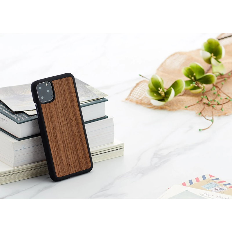 MAN&WOOD SmartPhone case iPhone 11 Pro Max black walnut black